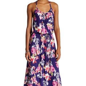 Loveappella Drawstring Maxi Dress